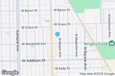 Map image of the property - 3716 N Wayne Ave