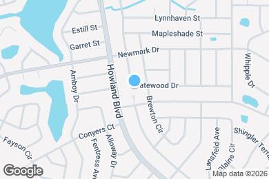 Map image of the property - 1771 Gatewood Dr