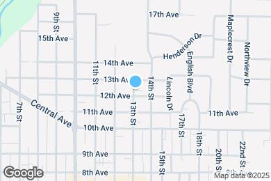 Map image of the property - 1233 13th St