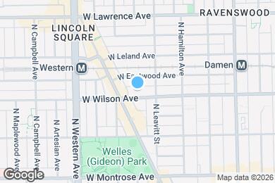 Map image of the property - 2226 W Wilson Ave