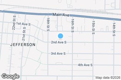 Map image of the property - 1629 2nd Ave S
