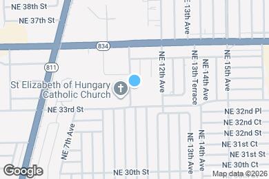 Map image of the property - 3300 NE 10th Ter
