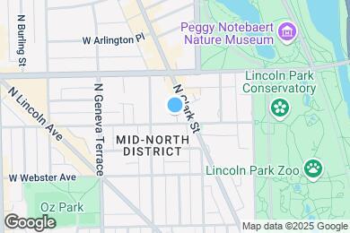 Map image of the property - 432.5 W Belden Ave
