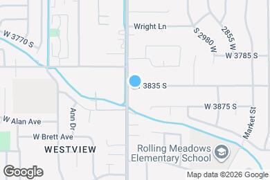 Map image of the property - 3167 W 3835 S