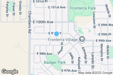 Map image of the property - 15625 E 99th Ave