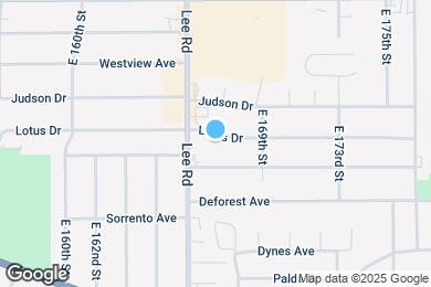 Map image of the property - 16606 Lotus Dr