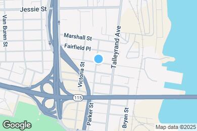 Map image of the property - 723 Parker St
