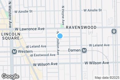 Map image of the property - 2131 W Giddings St