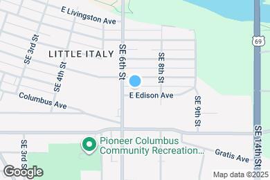 Map image of the property - 612 E Edison Ave