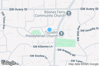 Map image of the property - 9424 SW Siletz Dr