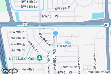 Map image of the property - 897 NW 45th Ter