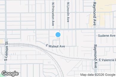 Map image of the property - 717 E Santa Fe Ave