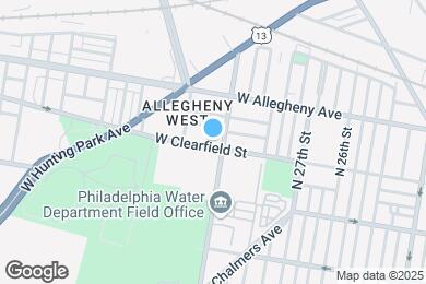 Map image of the property - 2911 W Clearfield St
