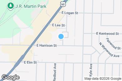 Map image of the property - 285 N George Ave