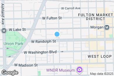 Map image of the property - 1300 W Randolph St