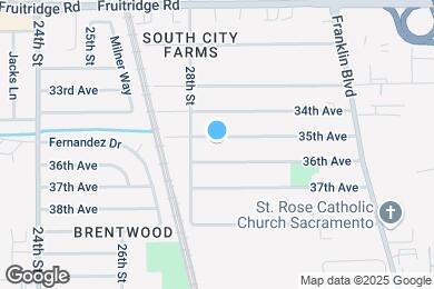 Map image of the property - 2860 35th Ave