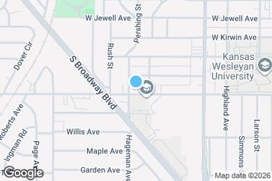 Map image of the property - 512 W Cloud St