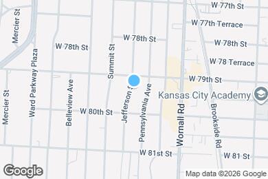 Map image of the property - 7915 Jefferson St