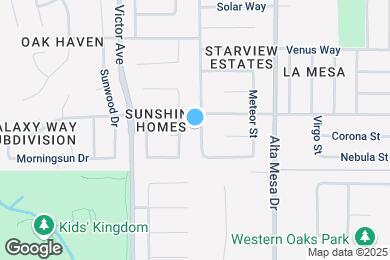 Map image of the property - 3934 Mercury Dr