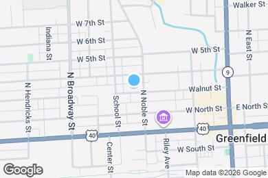 Map image of the property - 416 Walnut St