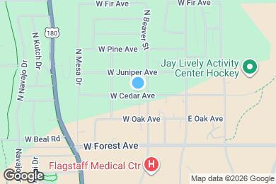 Map image of the property - 210 W Cedar Ave