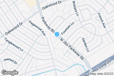 Map image of the property - 1400 Pebble Ct