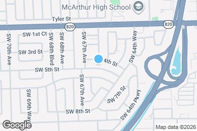 Map image of the property - 6601 SW 5th St