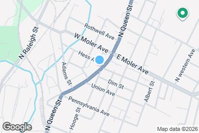 Map image of the property - 728 N Queen St
