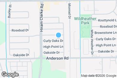 Map image of the property - 4314 Curly Oaks Dr