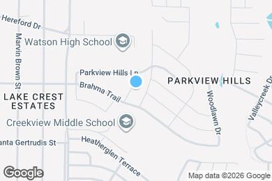 Map image of the property - 6824 Turtle Stream Dr