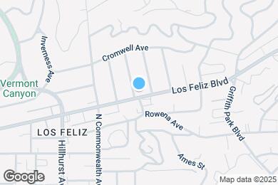 Map image of the property - 4161 Los Feliz Blvd