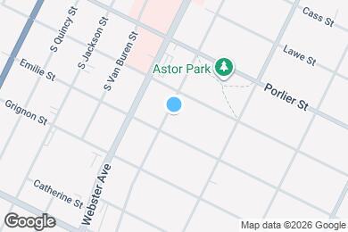 Map image of the property - 1027 S Clay St