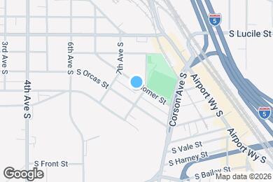 Map image of the property - 737 S Homer St