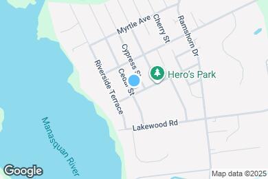 Map image of the property - 2420 Cedar St