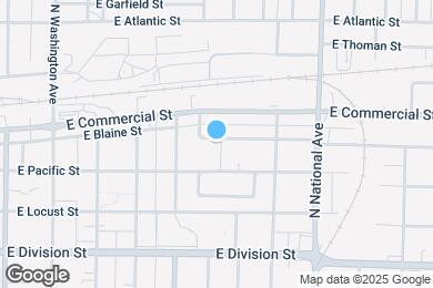 Map image of the property - 1016 E Blaine St