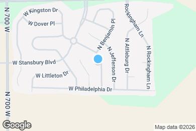 Map image of the property - 5696 N Jamestown Dr