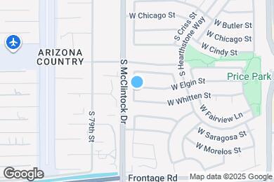 Map image of the property - 3869 W Elgin St