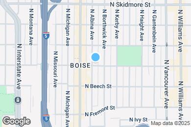 Map image of the property - 3904 N Albina Ave