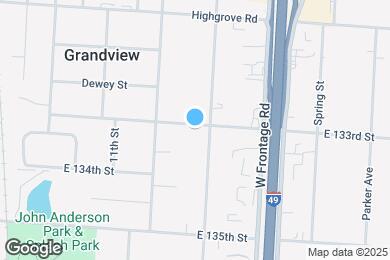 Map image of the property - 1405 E 133rd St