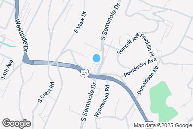 Map image of the property - 915 S Seminole Dr