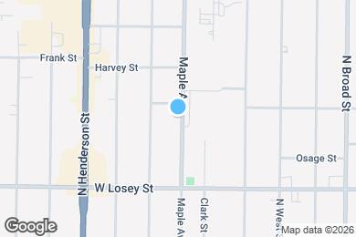 Map image of the property - 852 Maple Ave