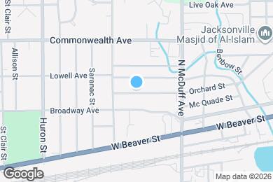 Map image of the property - 2587 Orchard St
