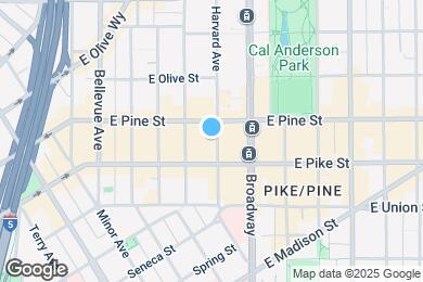 Map image of the property - 1525 Harvard Ave