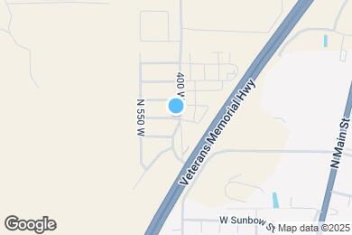 Map image of the property - 392 W 2000 N