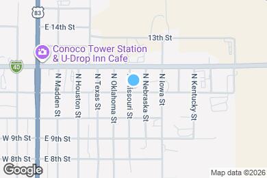 Map image of the property - 1100 N Missouri St