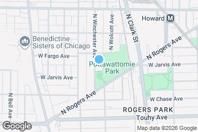 Map image of the property - 7357 N Winchester Ave