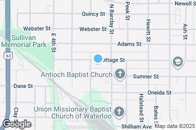 Map image of the property - 414 Cottage St