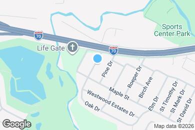 Map image of the property - 8 Oak Dr