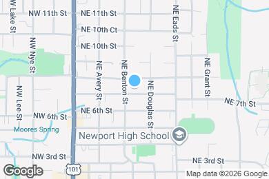 Map image of the property - 323 NE 7th St