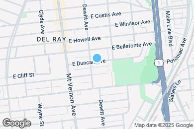 Map image of the property - 305 E Duncan Ave